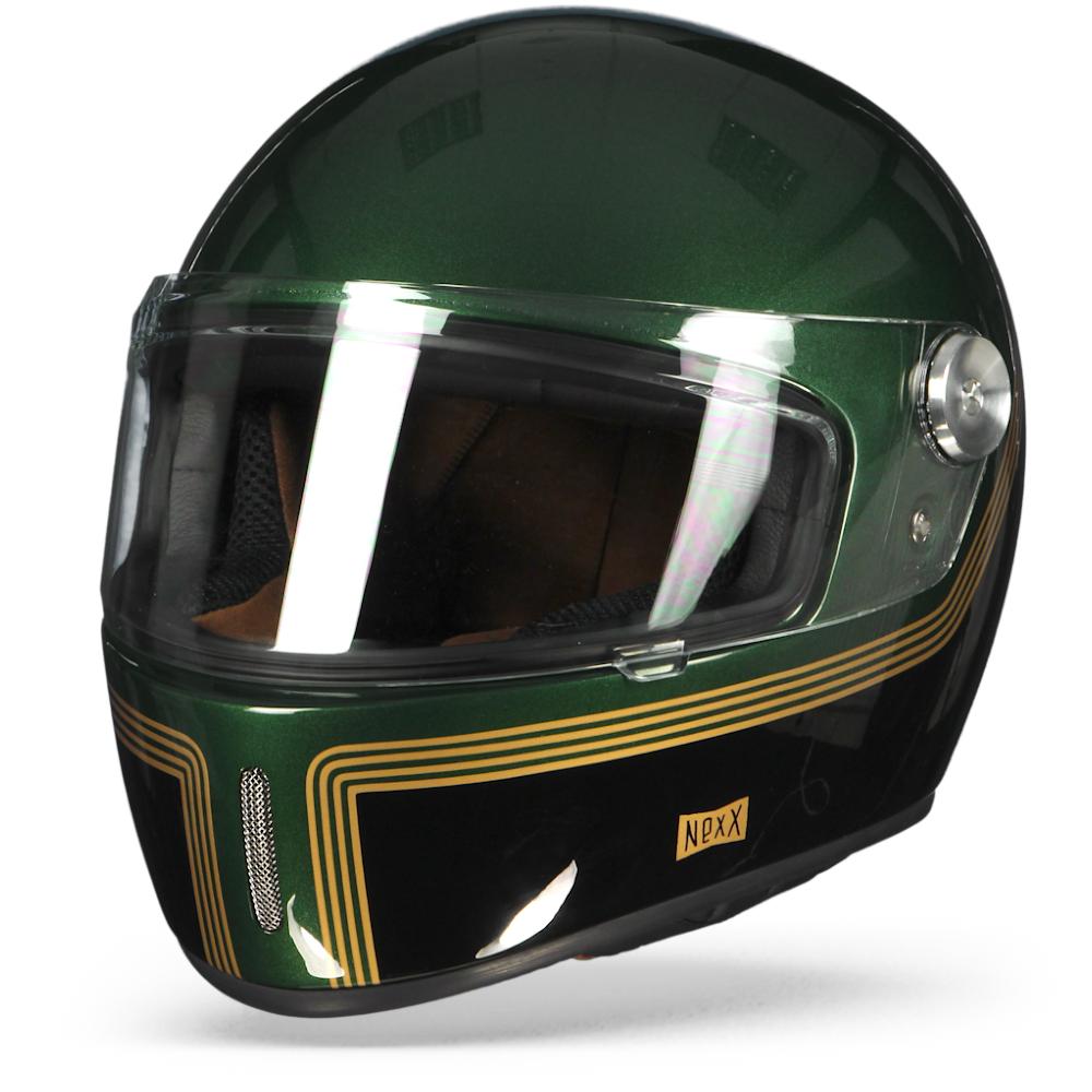 Image of Nexx XG100R Motordrome Green Black Full Face Helmet Size 2XL ID 5600427061865