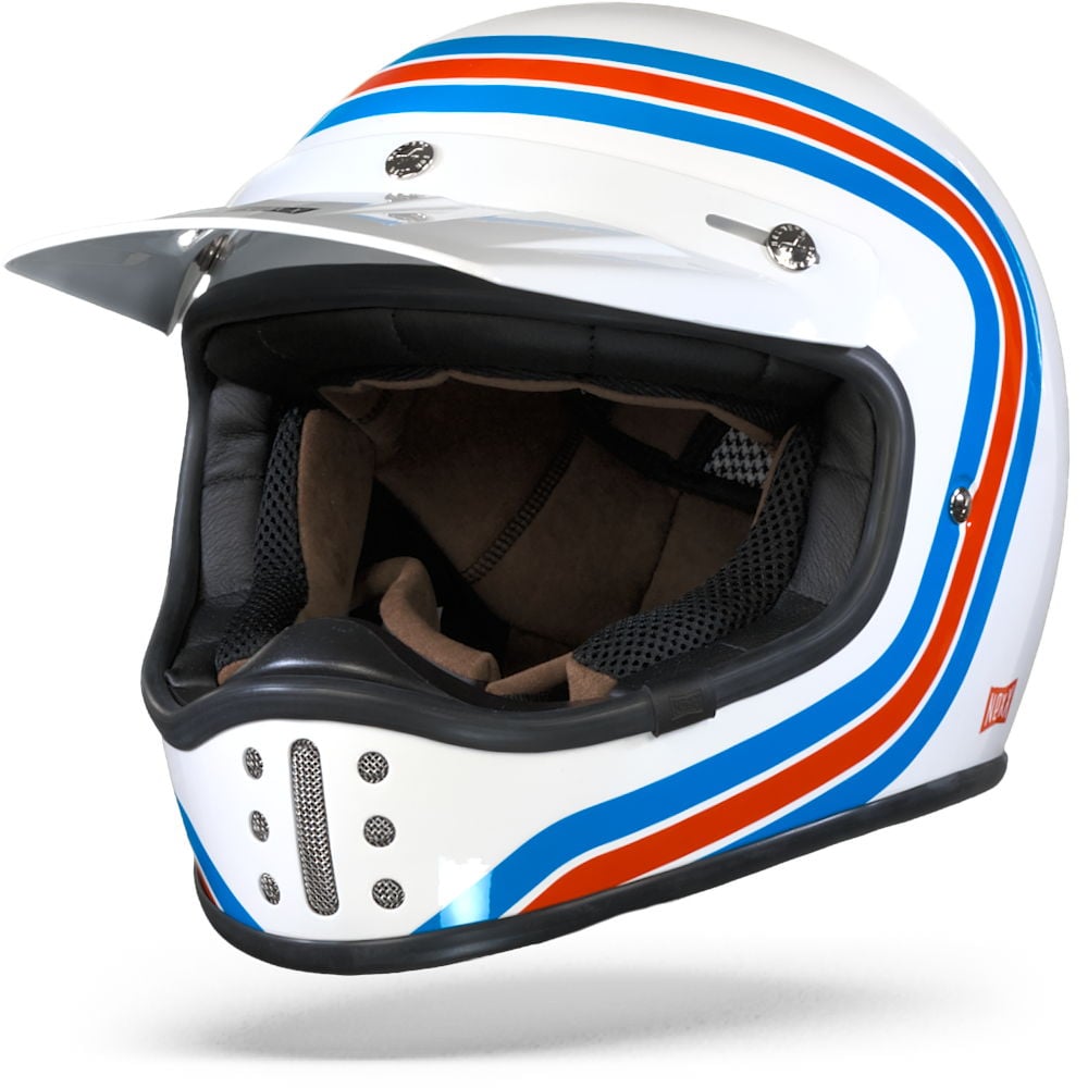 Image of Nexx XG200 Ghardaia White Red Offroad Helmet Size S ID 5600427095938