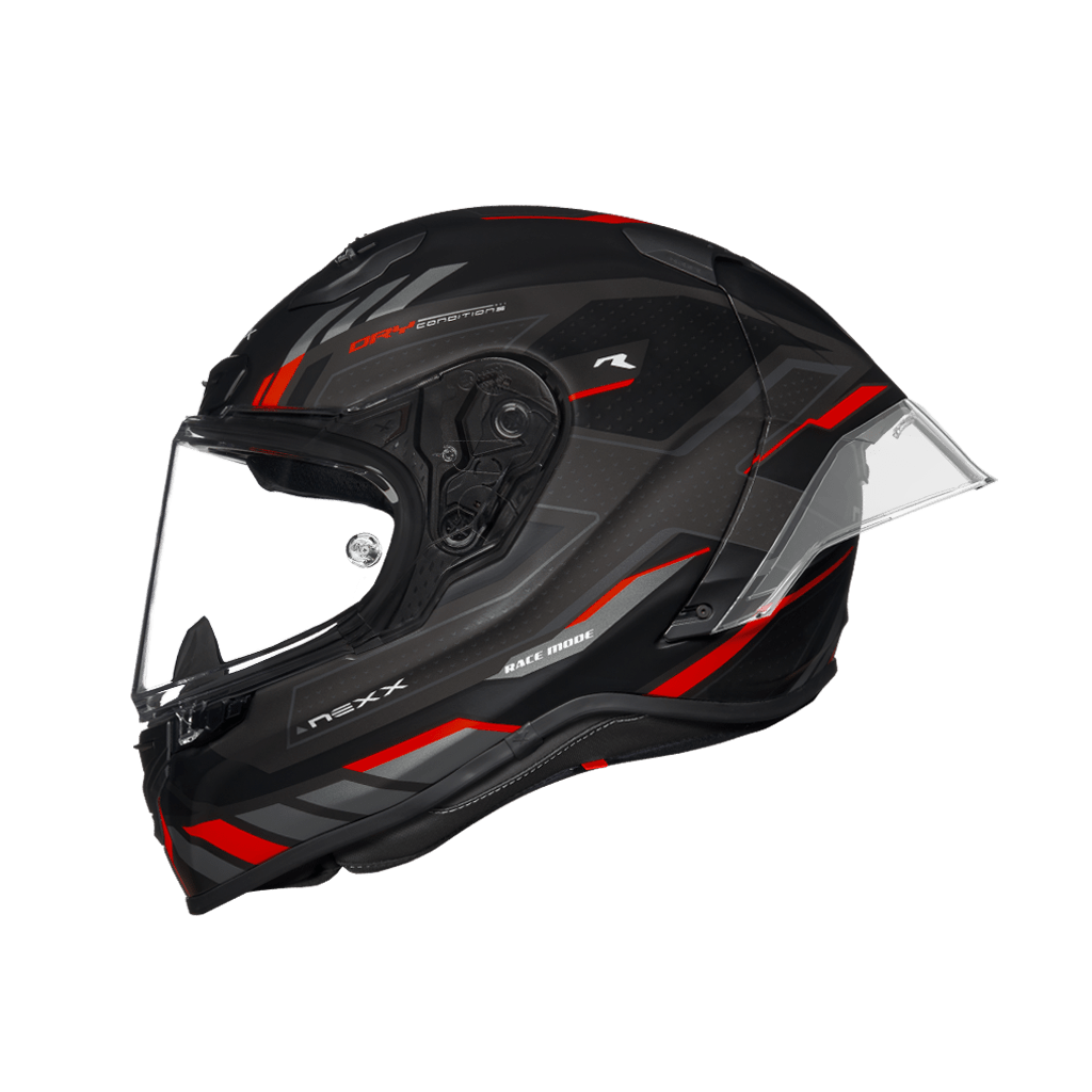 Image of Nexx XR3R Precision Black Red Matt Full Face Helmet Size 2XL ID 5600427109246