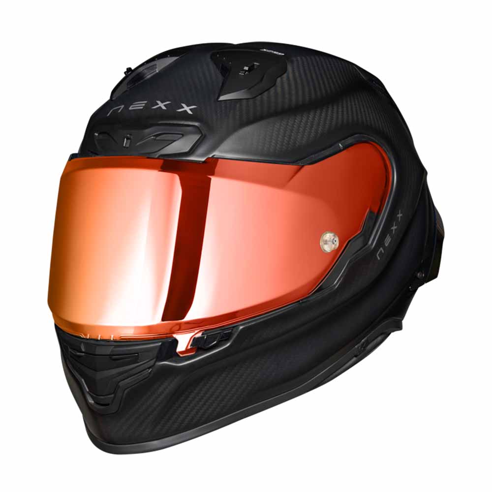 Image of Nexx XR3R Zero Pro 2 Carbon Red Matt Full Face Helmet Size XL EN