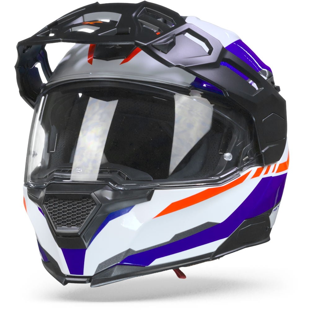 Image of Nexx XVilijord Continental White Blue Red Modular Helmet Size 2XL ID 5600427087261