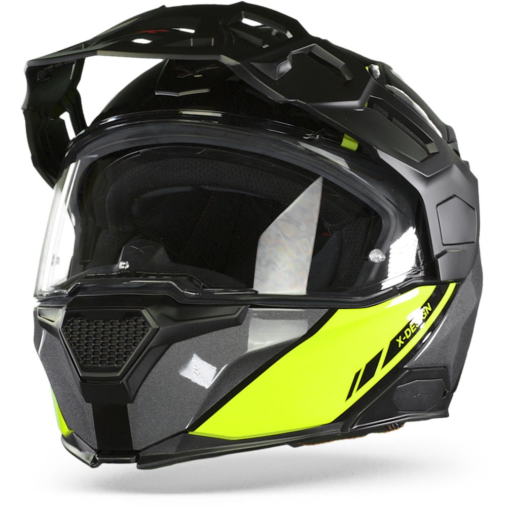 Image of Nexx XVilijord Hi-Viz Neon Grey Modular Helmet Size S ID 5600427087384