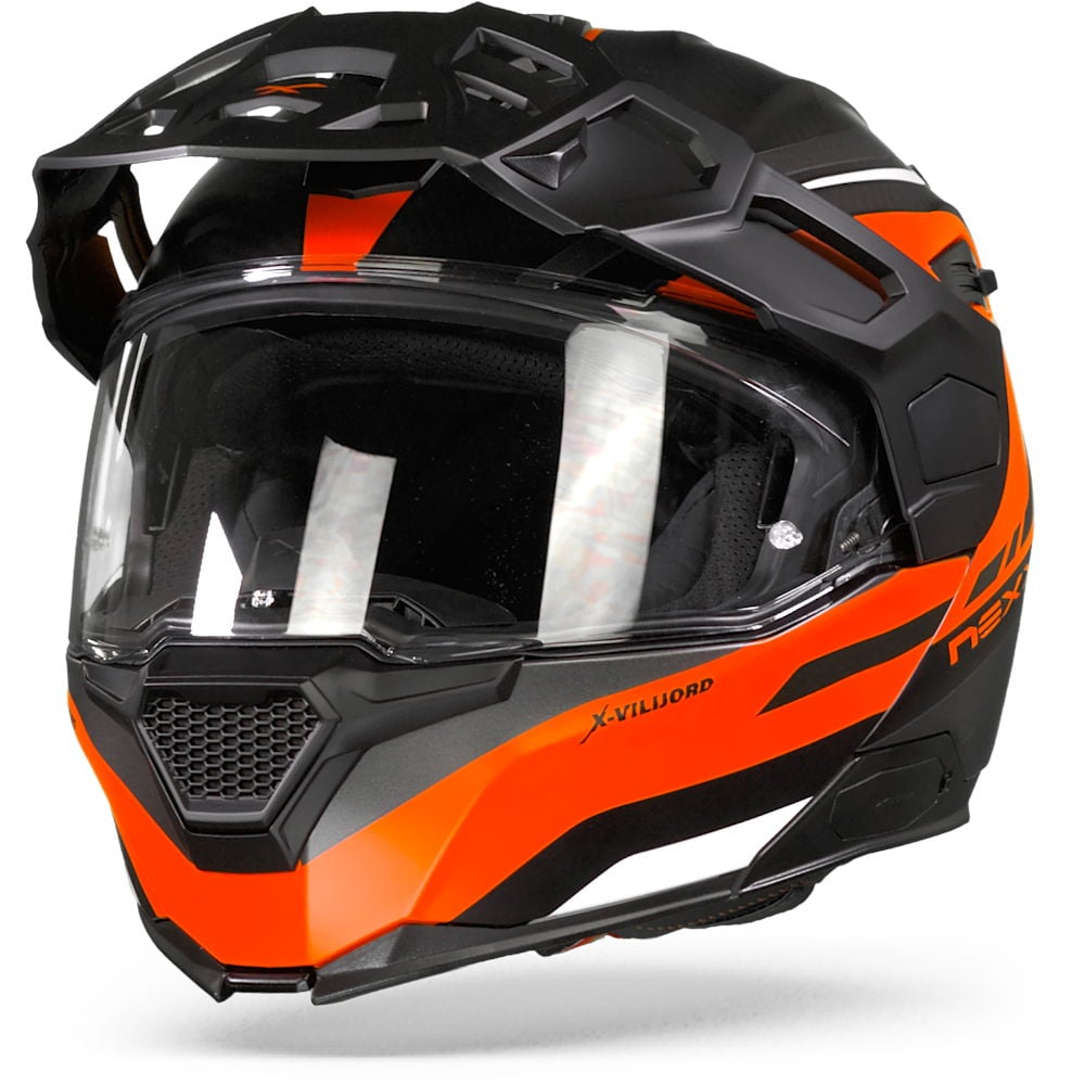 Image of Nexx XVilijord Hiker Orange Grey Matt Modular Helmet Size S EN