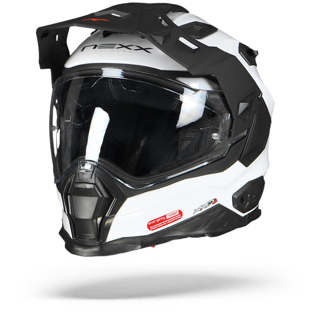 Image of Nexx XWED2 Plain Blanc Casque d'Aventure Taille 2XL