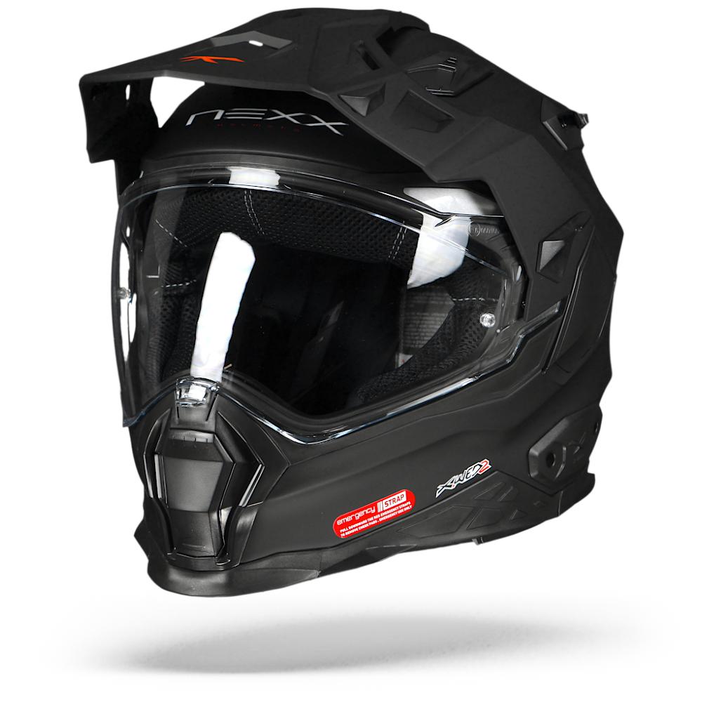 Image of Nexx XWED2 Plain Matt Schwarz Endurohelm Größe XXS