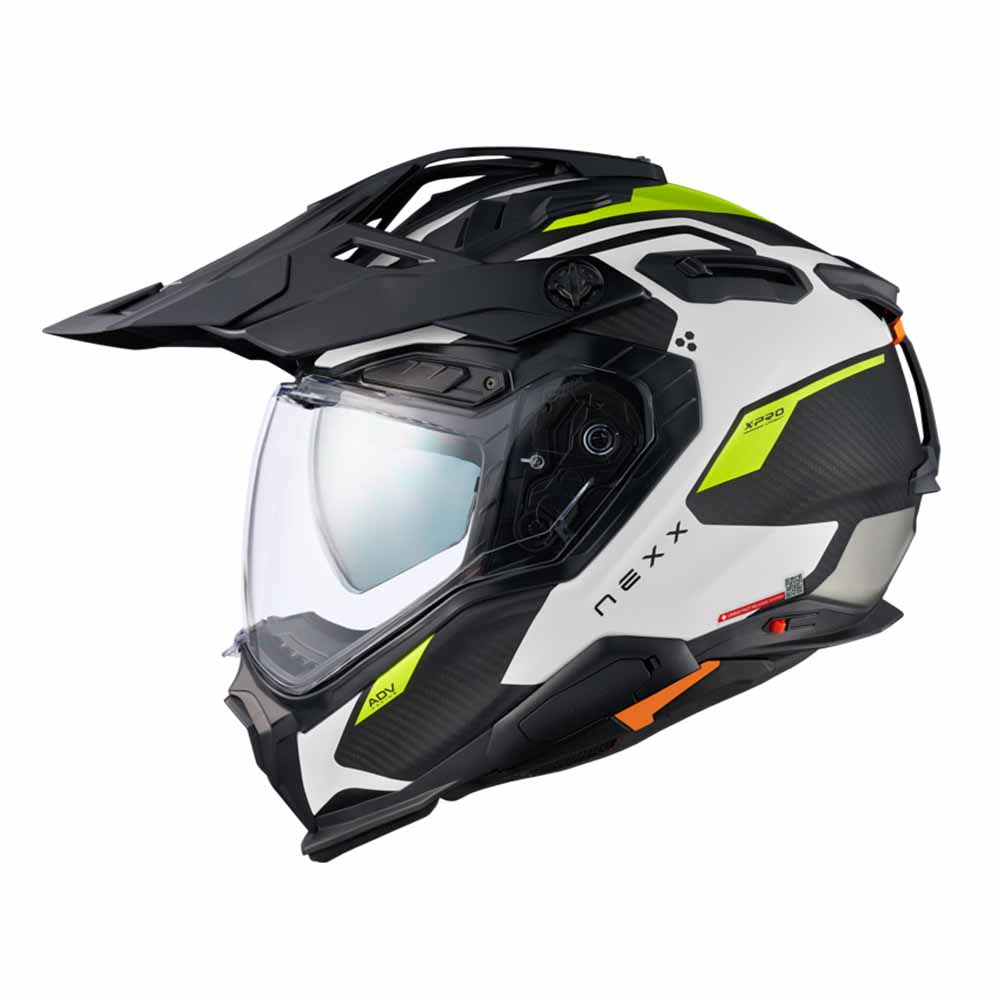 Image of Nexx XWED3 Keyo White Neon Matt Adventure Helmet Taille 2XL