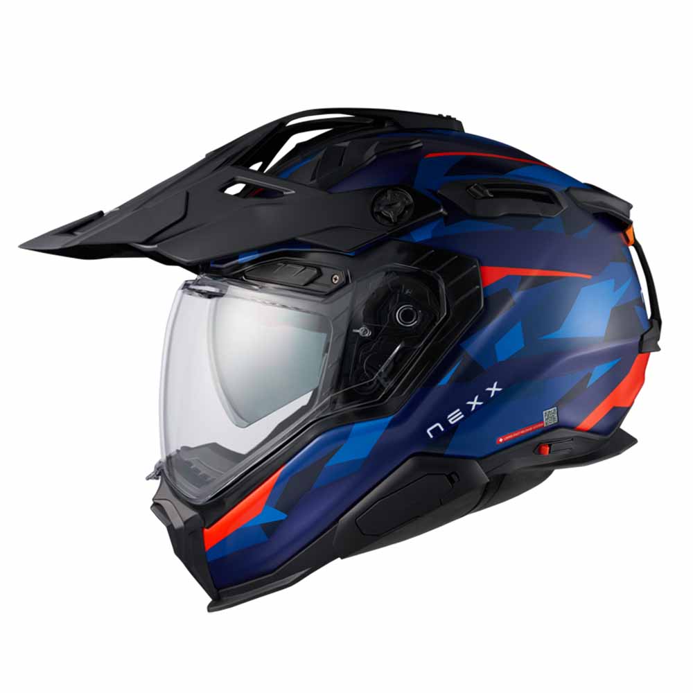 Image of Nexx XWED3 Trailmania Blue Red Matt Adventure Helmet Size M ID 5600427116855