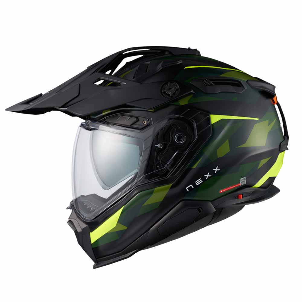 Image of Nexx XWED3 Trailmania Green Neon Matt Adventure Helmet Size L ID 5600427116985