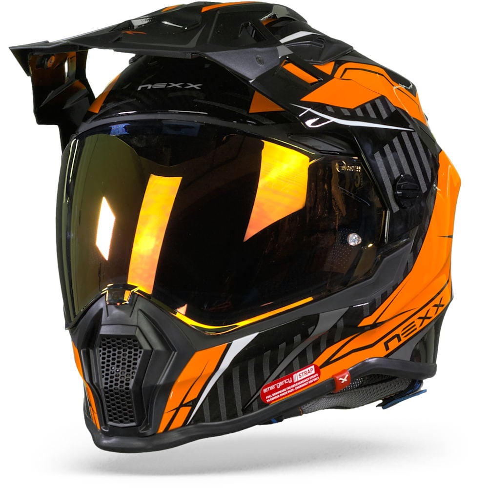 Image of Nexx XWRL Atika Orange Grey Adventure Helmet Talla 3XL