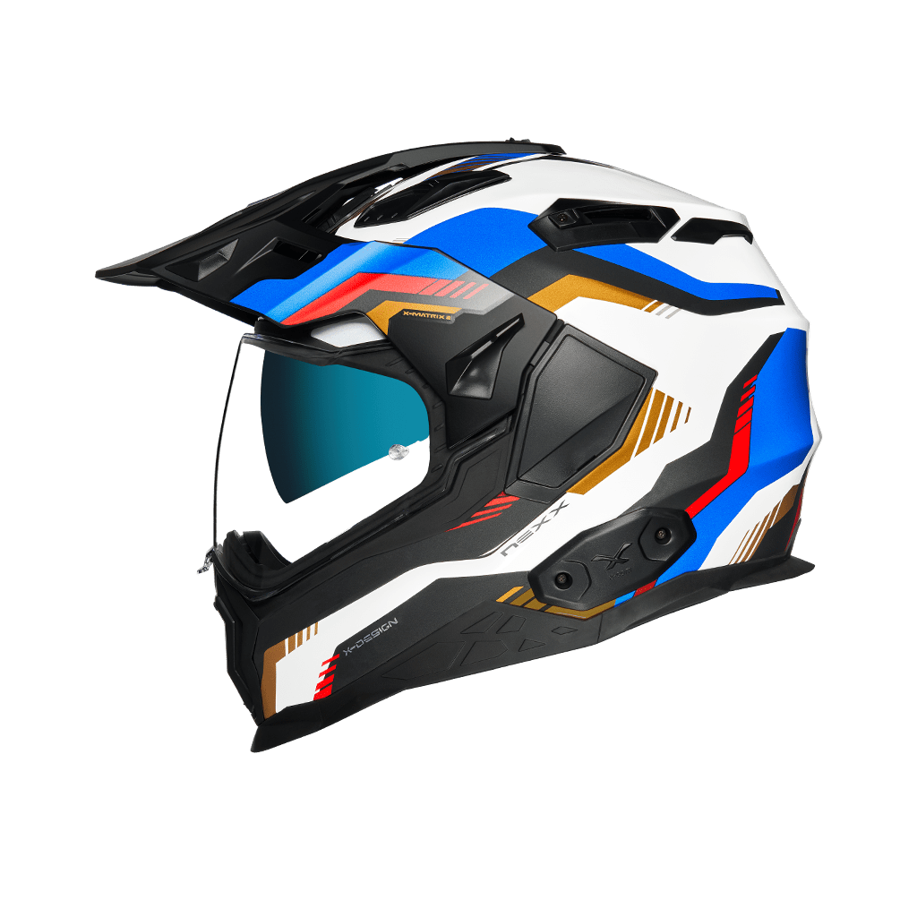 Image of Nexx XWed2 Columbus Bleu Or Casque d'Aventure Taille S