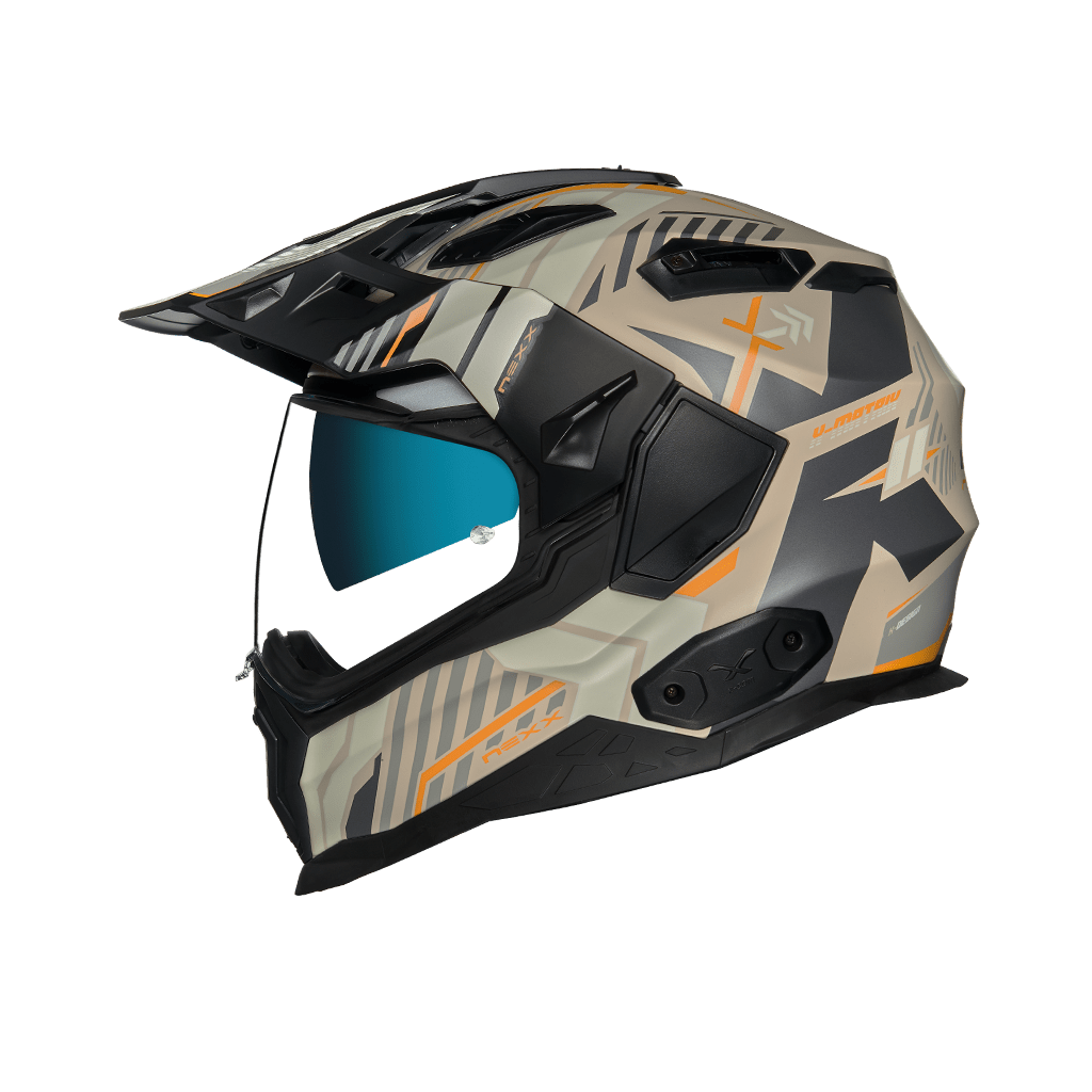 Image of Nexx XWed2 Wild Country Sand Grey Matt Adventure Helmet Talla 2XL