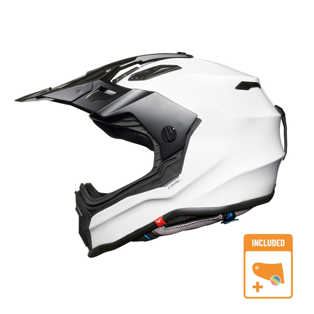 Image of Nexx XWrl Plain White Adventure Helmet Size 3XL EN