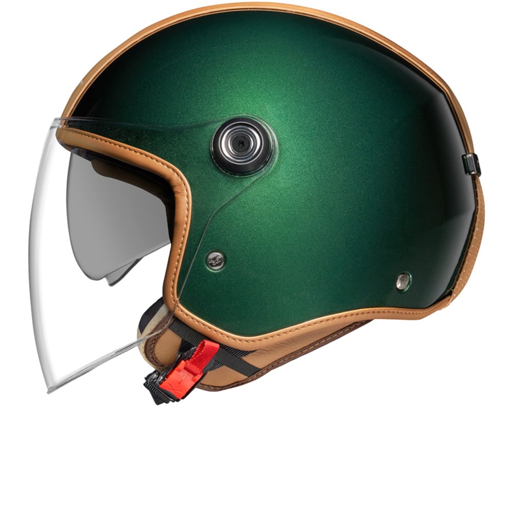 Image of Nexx Y10 Midtown Green Camel Jet Helmet Size M ID 5600427109932