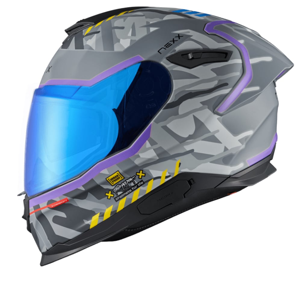 Image of Nexx Y100R Urbangram Nardo Grey Matt Full Face Helmet Größe S