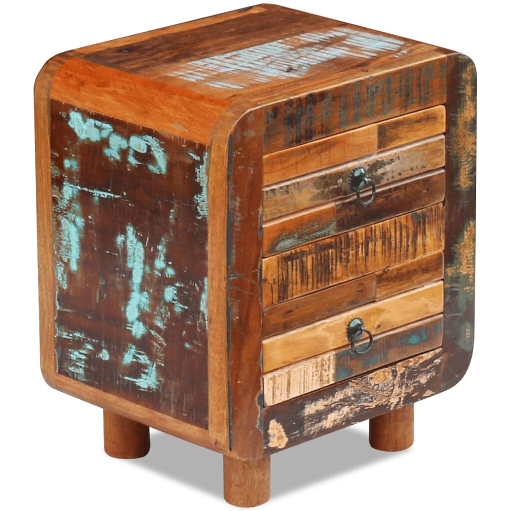 Image of Night Cabinet Solid Reclaimed Wood 169"x13"x20"