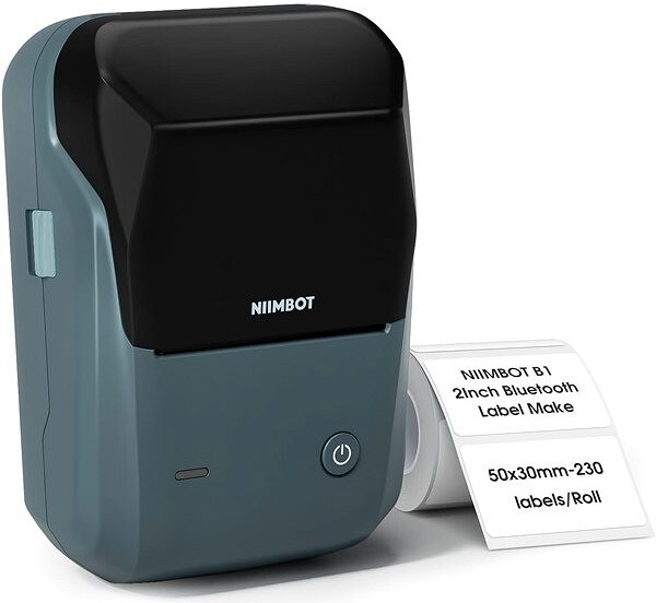 Image of Niimbot Smart B1 1AC12202005 imprimantă de etichete + rola etichete RO ID 501155