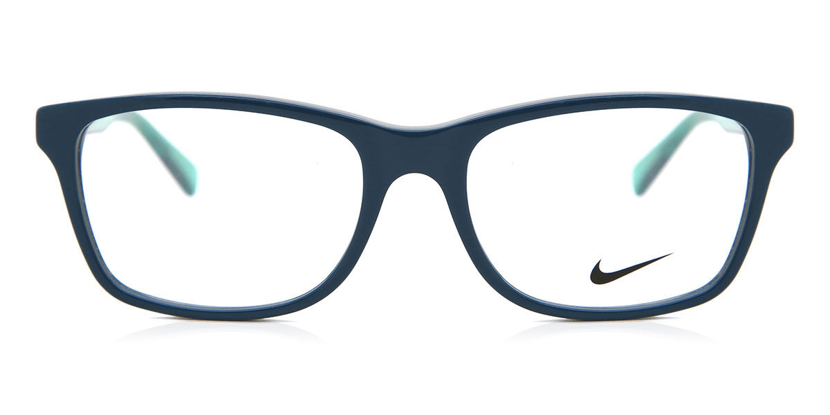 Image of Nike 5015 444 Óculos de Grau Azuis Masculino BRLPT