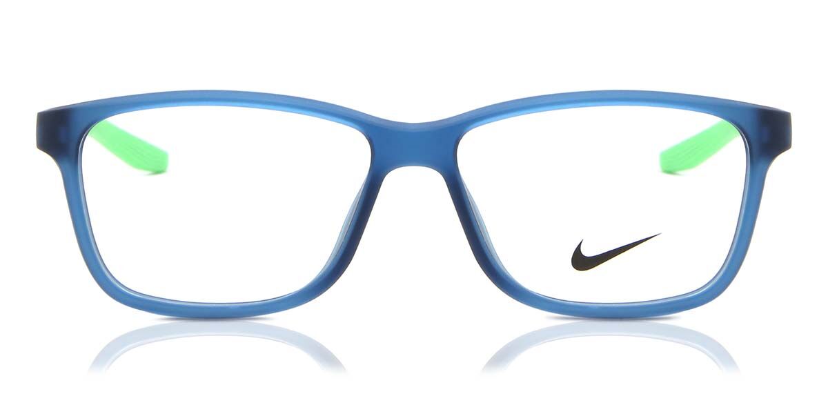 Image of Nike 5048 423 Óculos de Grau Azuis Masculino BRLPT