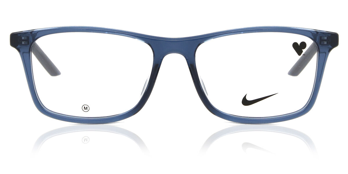 Image of Nike 5544 413 Óculos de Grau Azuis Masculino BRLPT