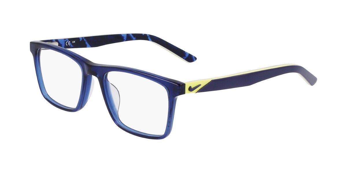 Image of Nike 5548 410 Óculos de Grau Azuis Masculino BRLPT