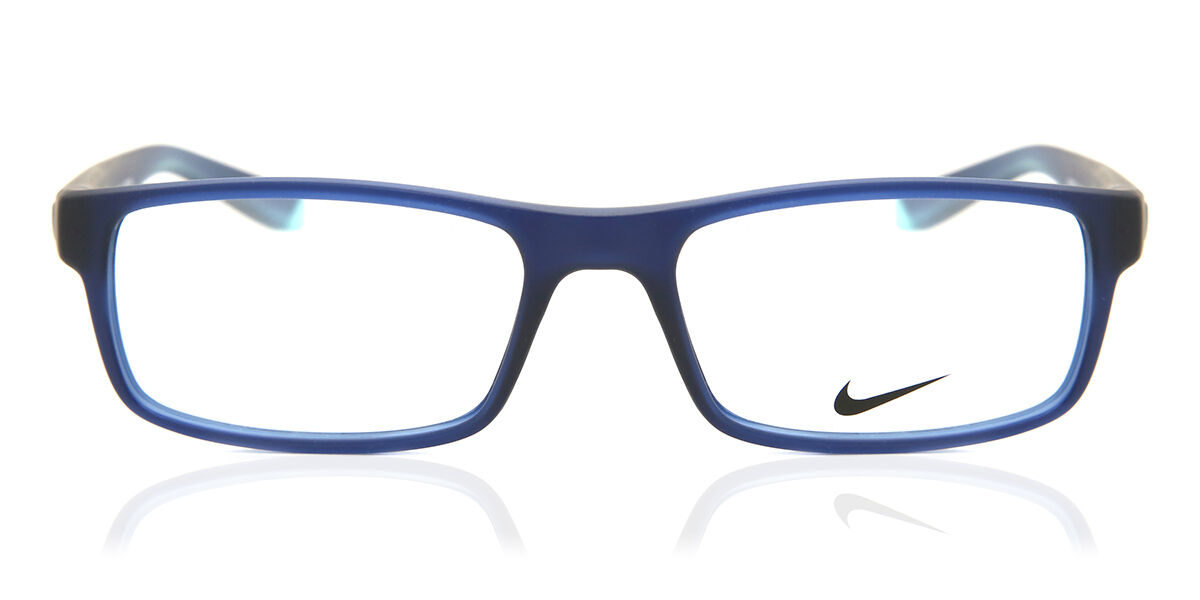 Image of Nike 7090 411 Óculos de Grau Azuis Masculino BRLPT