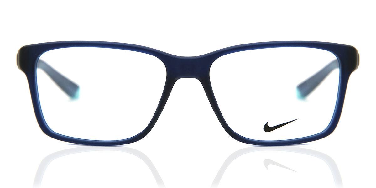 Image of Nike 7091 411 Óculos de Grau Azuis Masculino BRLPT