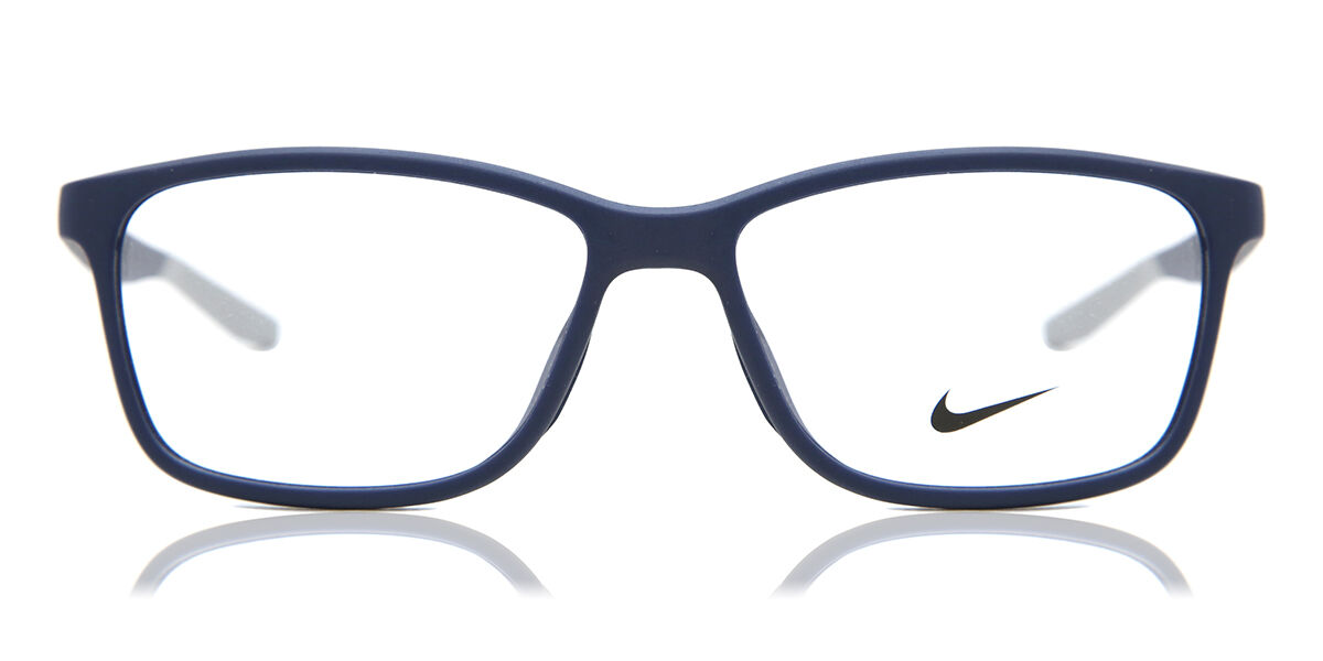 Image of Nike 7118 413 Óculos de Grau Azuis Masculino BRLPT
