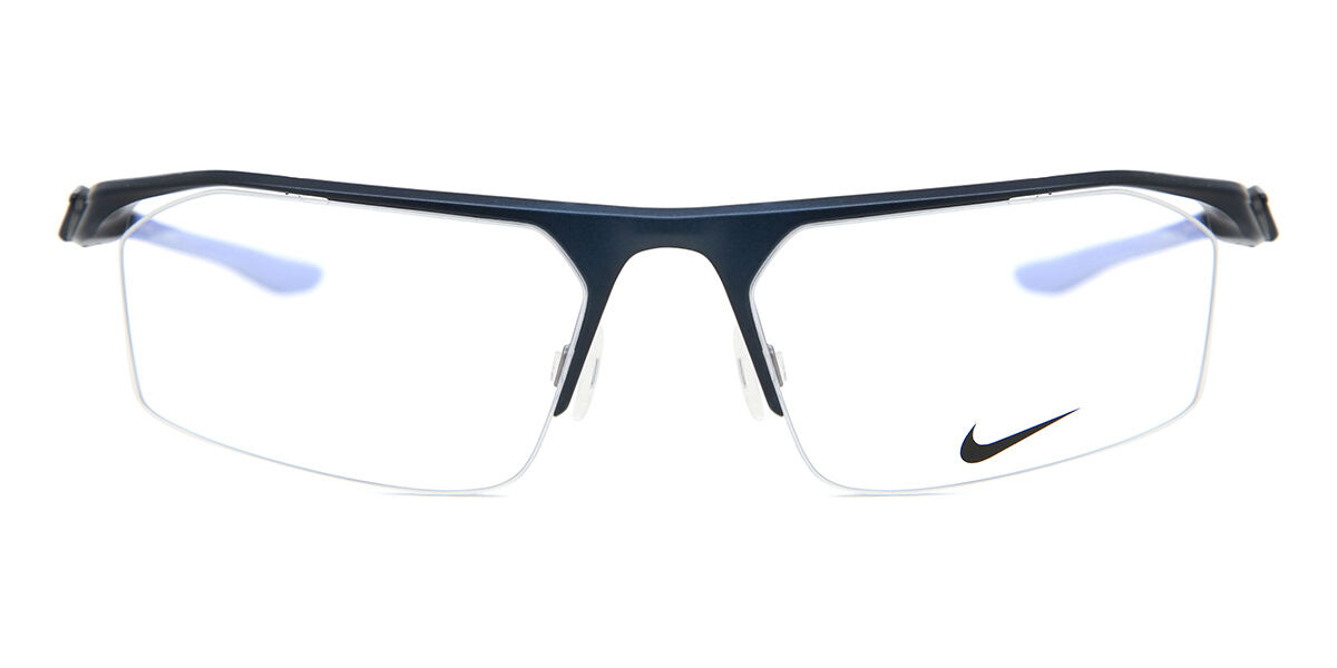 Image of Nike 8050 401 Óculos de Grau Azuis Masculino PRT