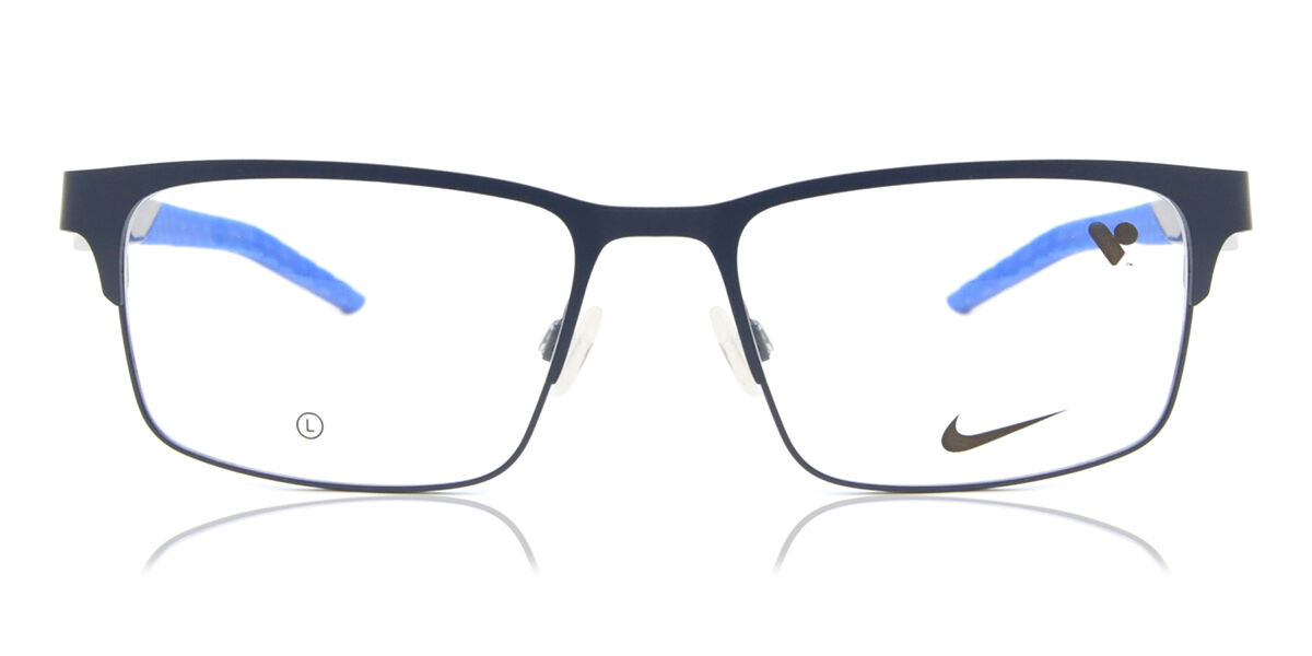 Image of Nike 8154 410 Óculos de Grau Azuis Masculino BRLPT