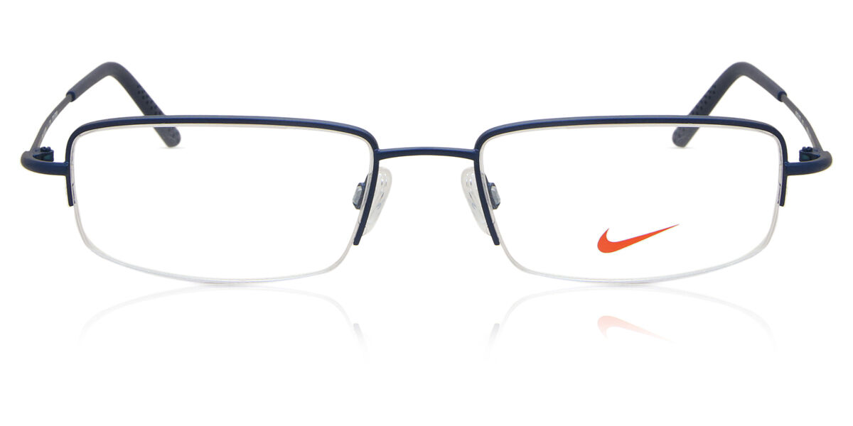 Image of Nike 8179 410 Óculos de Grau Azuis Masculino BRLPT