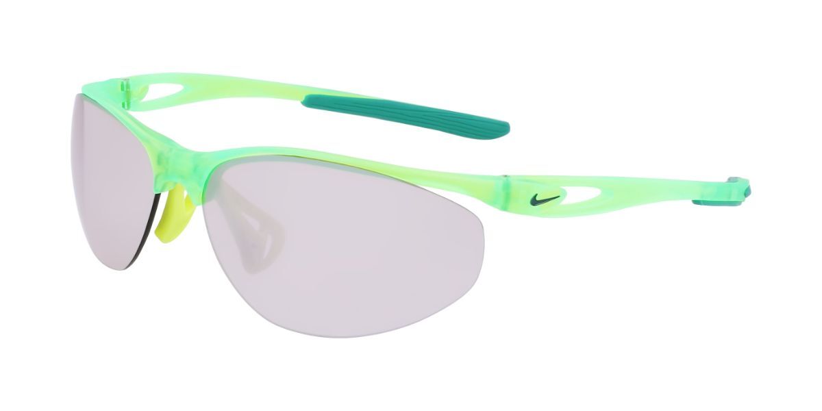 Image of Nike AERIAL E DZ7353 702 Óculos de Sol Verdes Masculino BRLPT