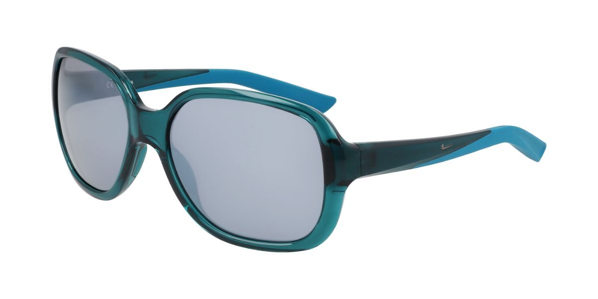 Image of Nike AUDACIOUS FD1882 379 58 Lunettes De Soleil Femme Bleues FR