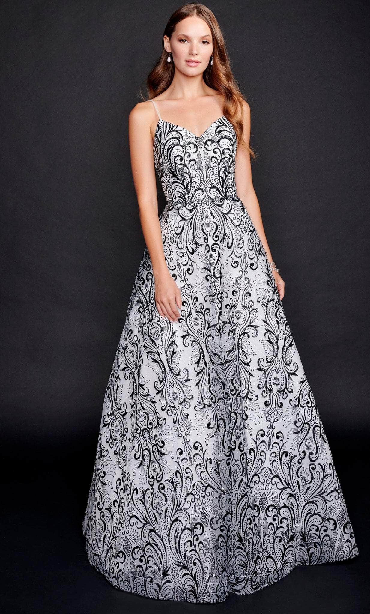 Image of Nina Canacci 4304 - Sleeveless Embellished Prom Gown