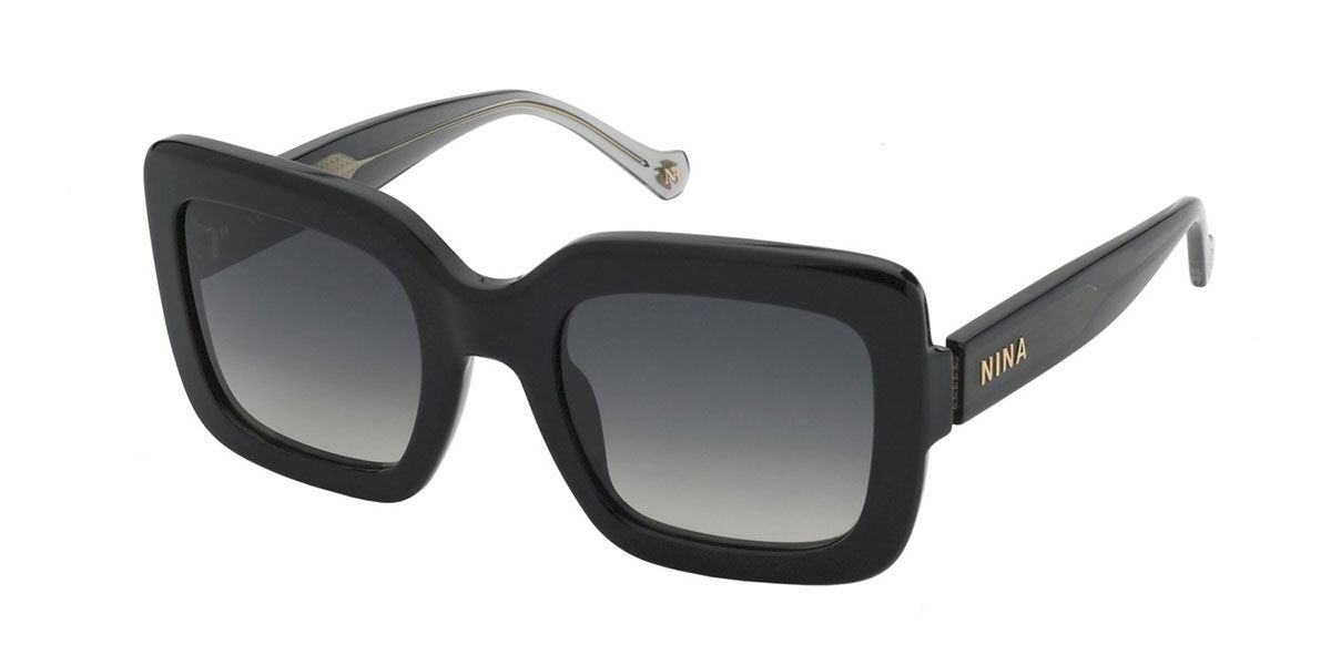 Image of Nina Ricci SNR322 0700 53 Lunettes De Soleil Femme Noires FR