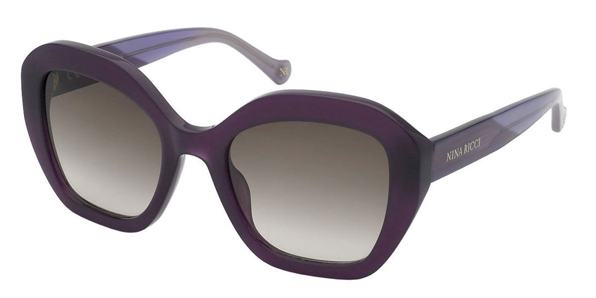 Image of Nina Ricci SNR355 096Z Óculos de Sol Purple Feminino BRLPT
