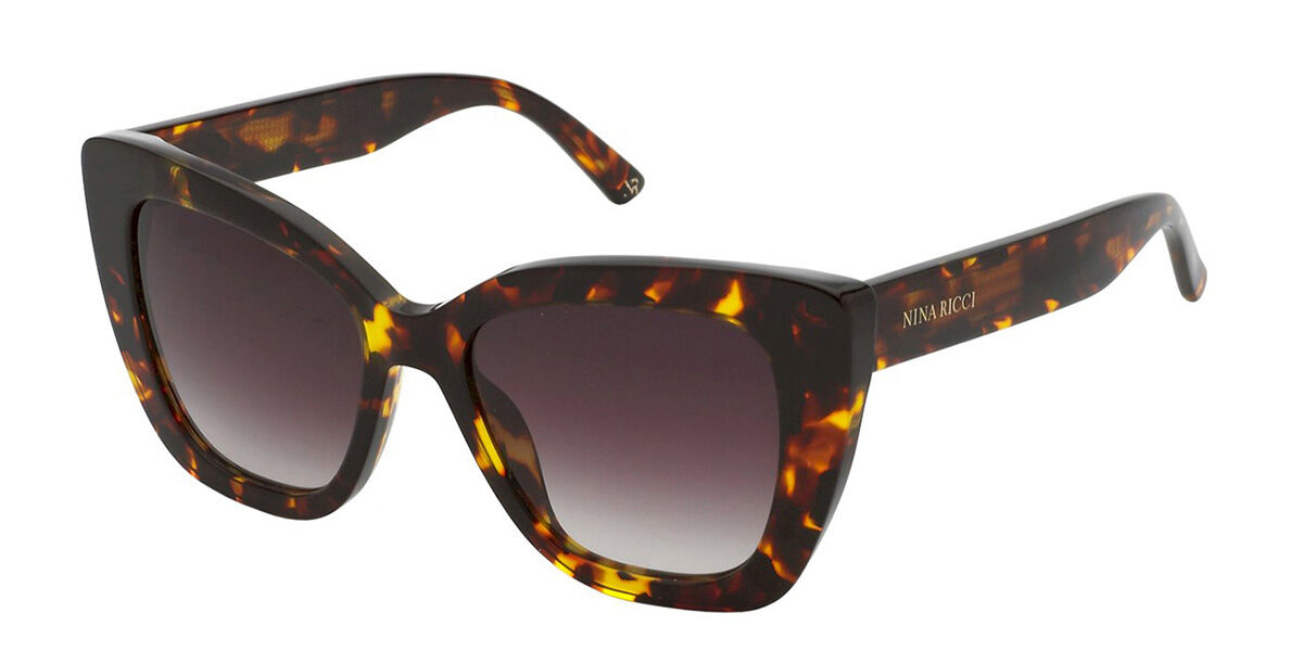 Image of Nina Ricci SNR376 0829 Óculos de Sol Tortoiseshell Feminino PRT