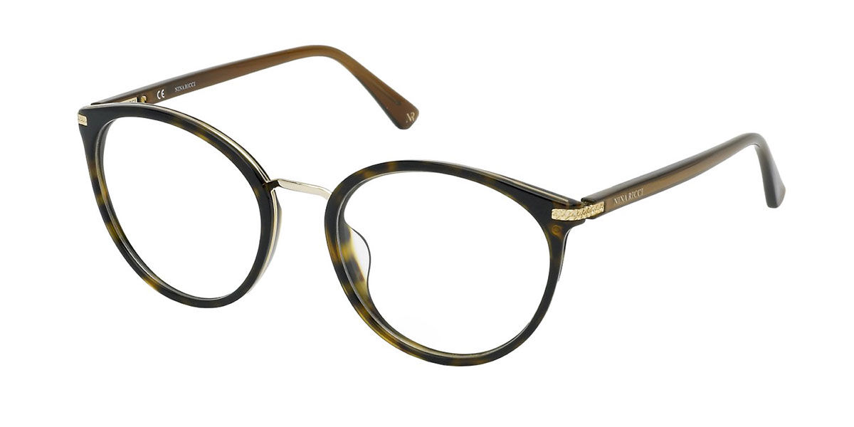 Image of Nina Ricci VNR276N 0722 Óculos de Grau Tortoiseshell Feminino PRT