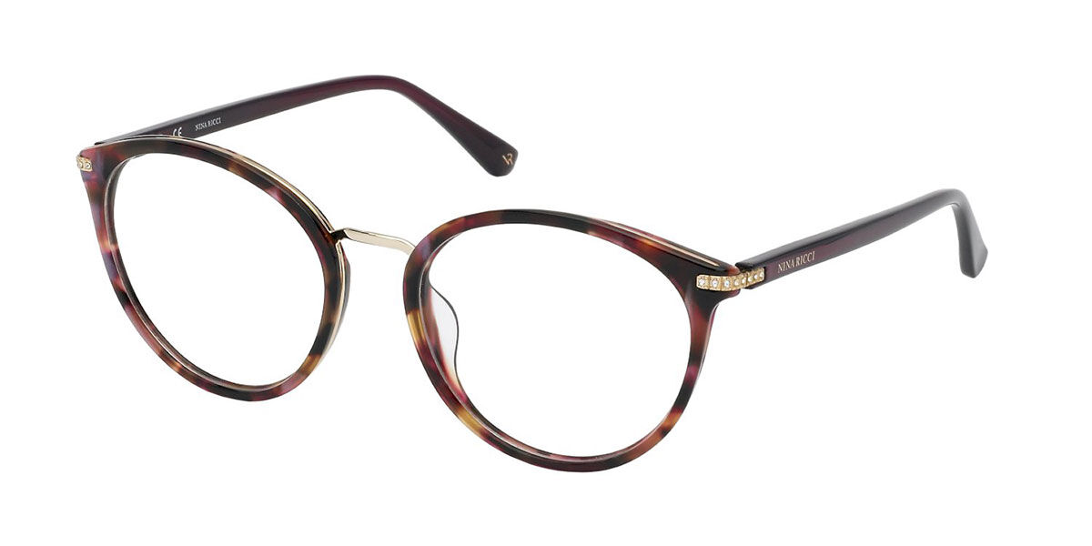 Image of Nina Ricci VNR276R 0WT8 Óculos de Grau Tortoiseshell Feminino BRLPT