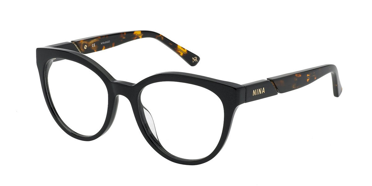 Image of Nina Ricci VNR305 0700 52 Czarne Damskie Okulary Korekcyjne PL