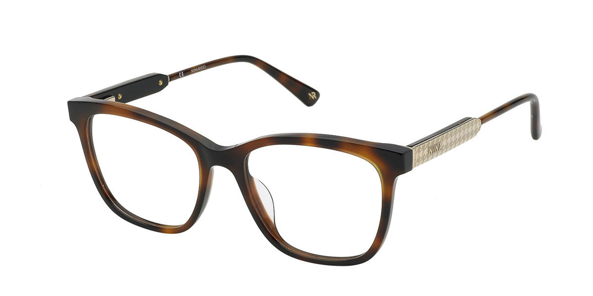 Image of Nina Ricci VNR313 0752 52 Tortoiseshell Męskie Okulary Korekcyjne PL