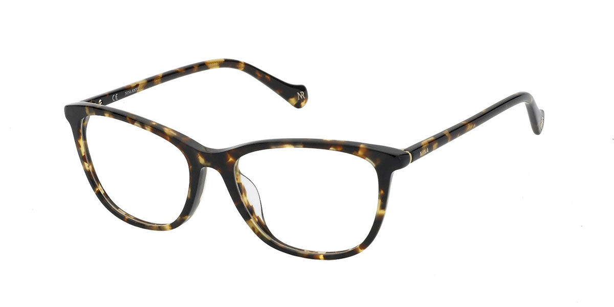 Image of Nina Ricci VNR338 0909 Óculos de Grau Tortoiseshell Feminino PRT