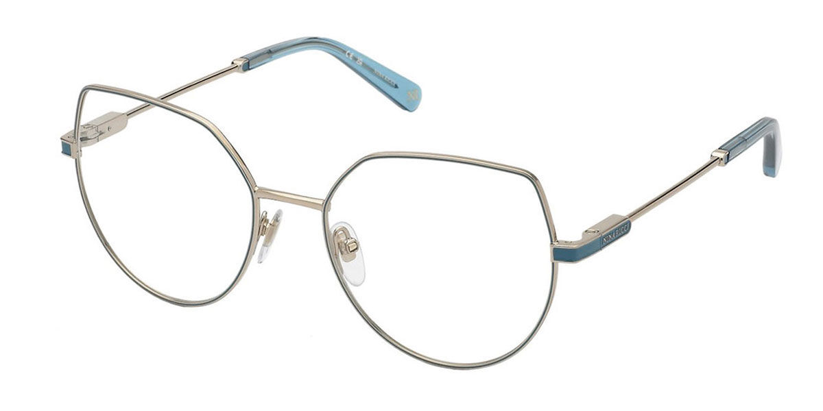 Image of Nina Ricci VNR352 0492 53 Zlote Damskie Okulary Korekcyjne PL