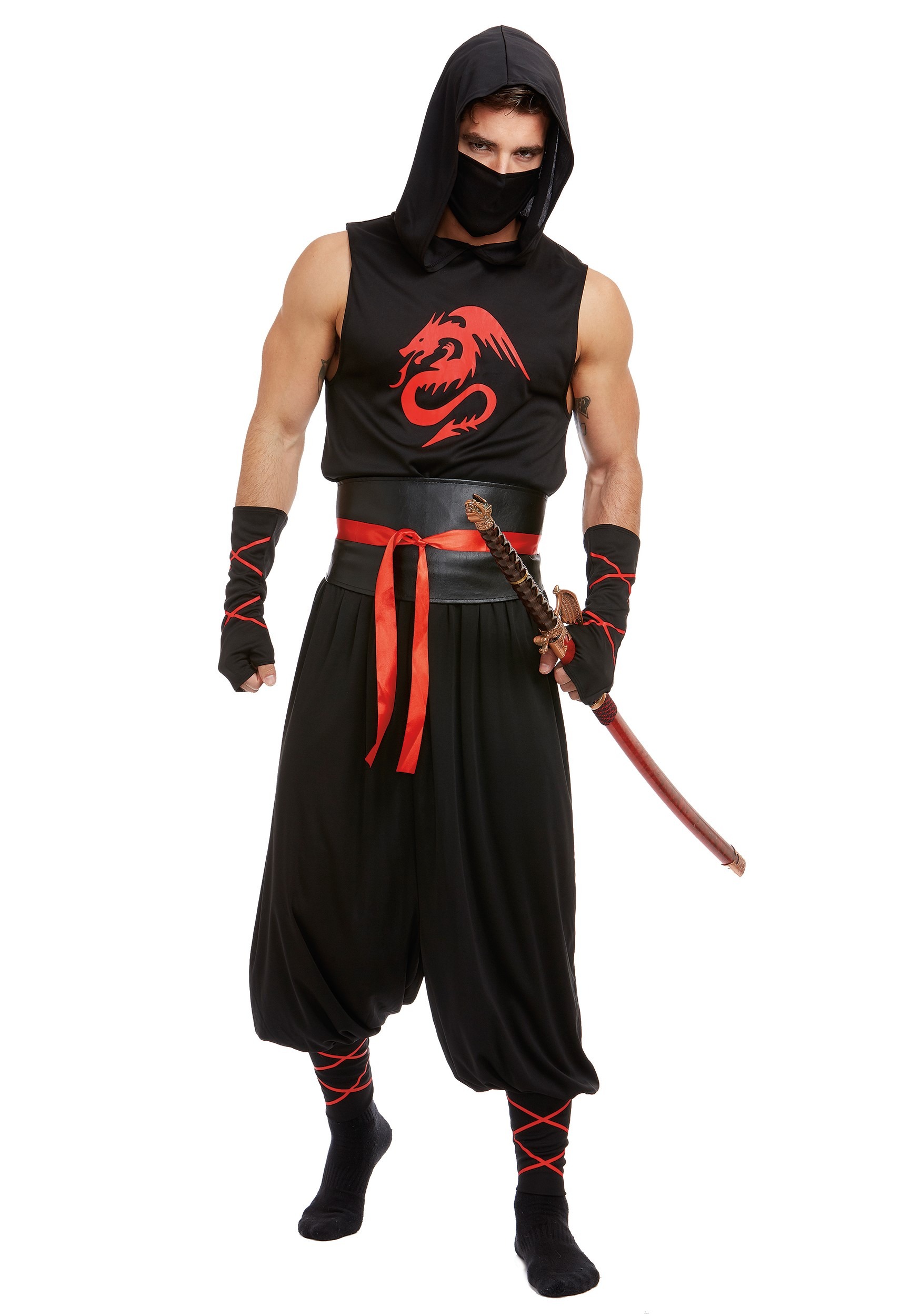 Image of Ninja Costume for Men ID DR11931-XL