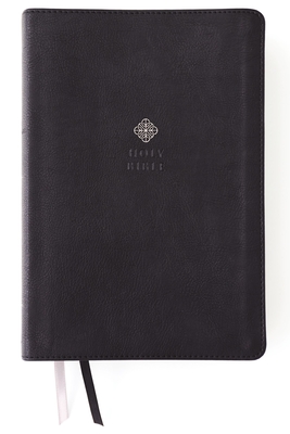 Image of Niv Men's Devotional Bible (by Men for Men) Large Print Leathersoft Black Comfort Print