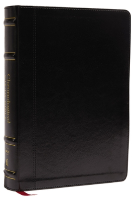 Image of Nkjv Chronological Study Bible Leathersoft Black Comfort Print: Holy Bible New King James Version