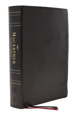 Image of Nkjv MacArthur Study Bible 2nd Edition Leathersoft Black Comfort Print: Unleashing God's Truth One Verse at a Time