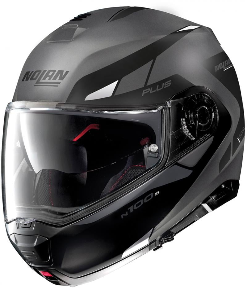 Image of Nolan N100-5 P Milestone 050 Flat Lava Grey Modular Helmet Size XS EN