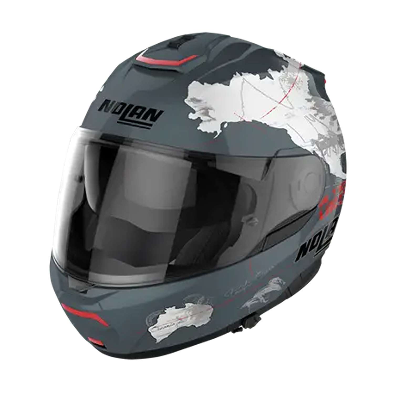 Image of Nolan N100-6 Legend Checa N-COM 030 Modular Helmet Size XL EN