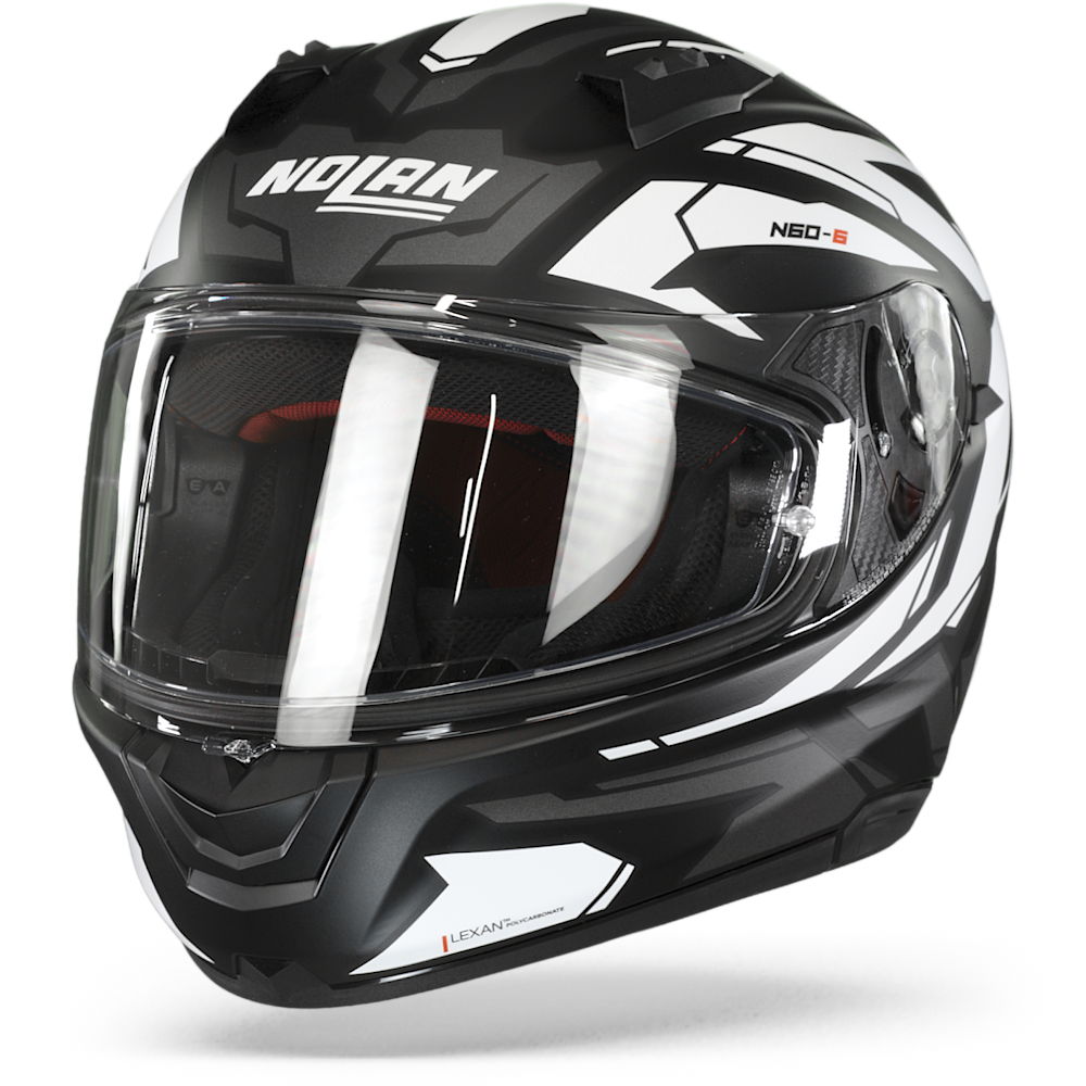 Image of Nolan N60-6 Anchor 21 Flat Black Full Face Helmet Size 2XL EN