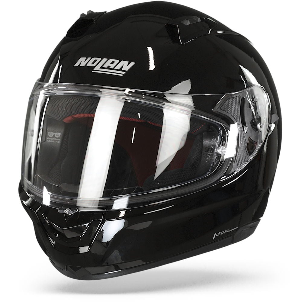 Image of Nolan N60-6 Classic 3 Glossy Black Full Face Helmet Size 2XL ID 8030635050790